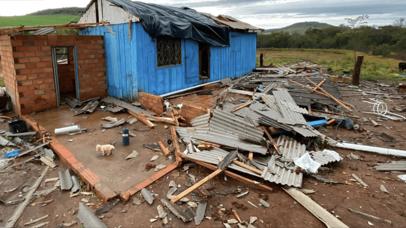 Vendaval Traz Danos No Oeste De Santa Catarina Metsul Meteorologia