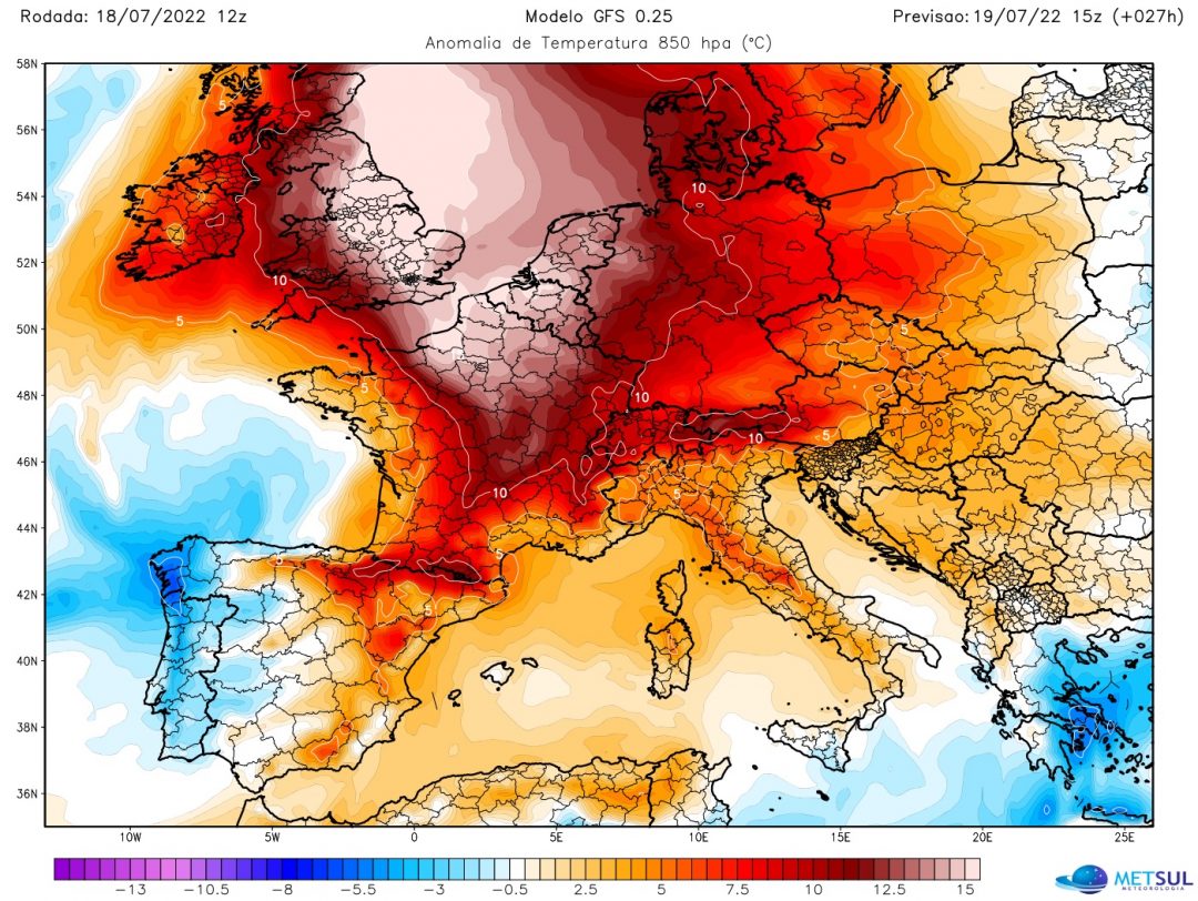 Centenas De Recordes De Calor Despencam Na Europa