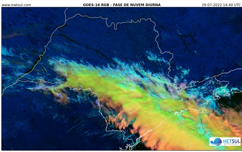 Frente Fria Em S O Paulo Atingir O Rio De Janeiro Vento Forte