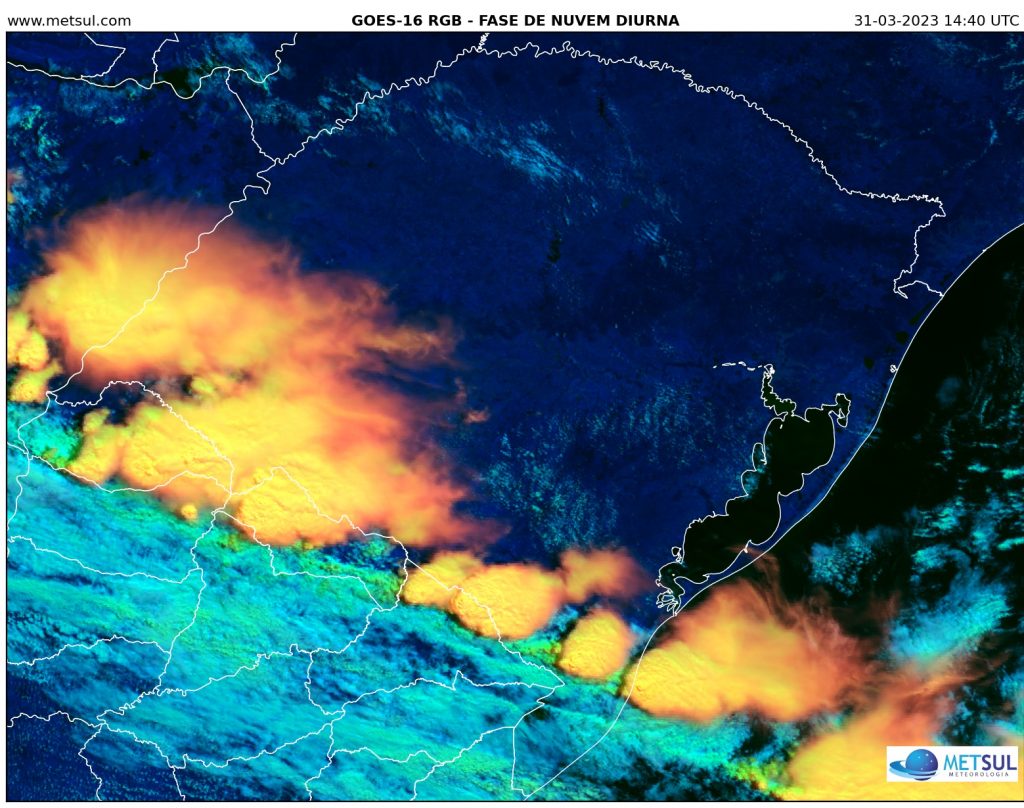 Frente Fria Come A A Ingressar No Rio Grande Do Sul