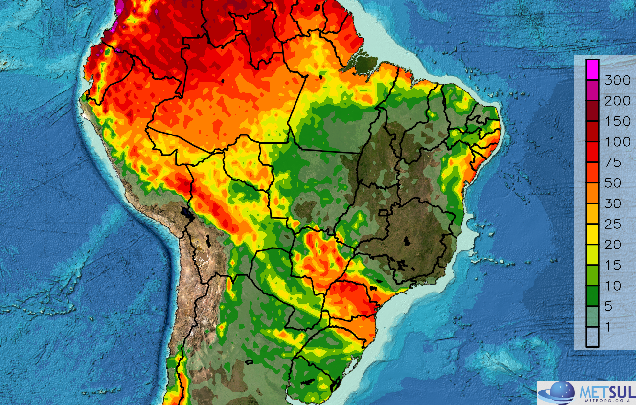 Previs O Do Tempo Tend Ncia De Chuva Para Dez Dias