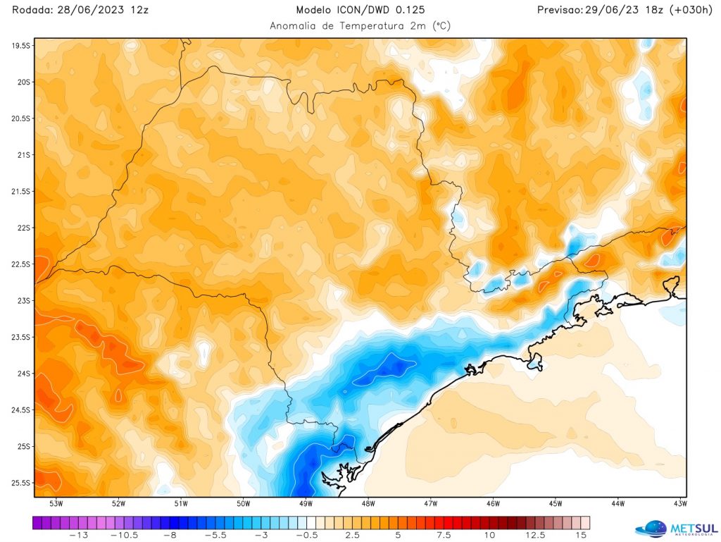 Frente Fria Trar Chance De Chuva E Queda De Temperatura Em S O Paulo