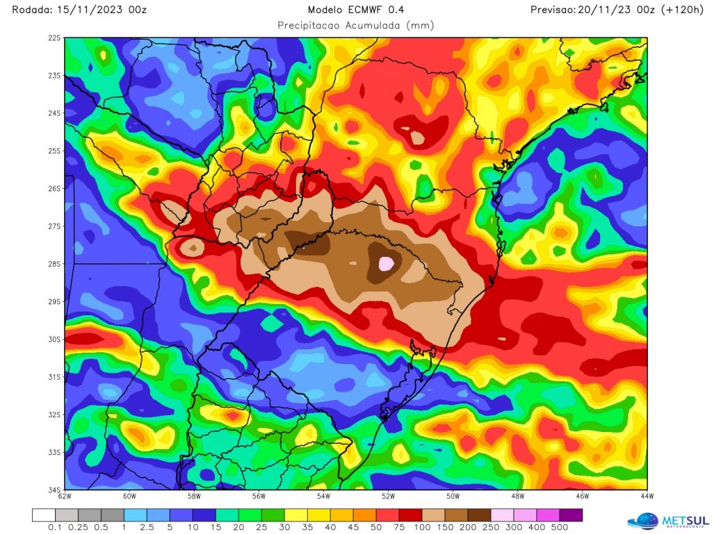 Alerta De Grave Risco De Enchentes Por Chuva Extrema No Sul Do Brasil