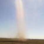 Dust devil em Cachoeira do Sul