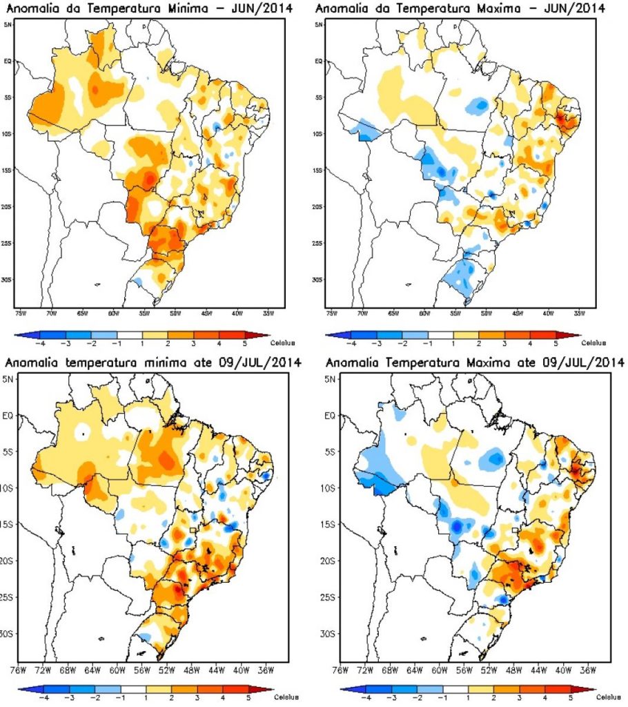 Padrão atmosférico mantém frio mais intenso ao Sul do Rio Grande