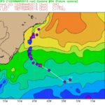 Advertência por ciclone subtropical e/ou tropical no Sul do Brasil