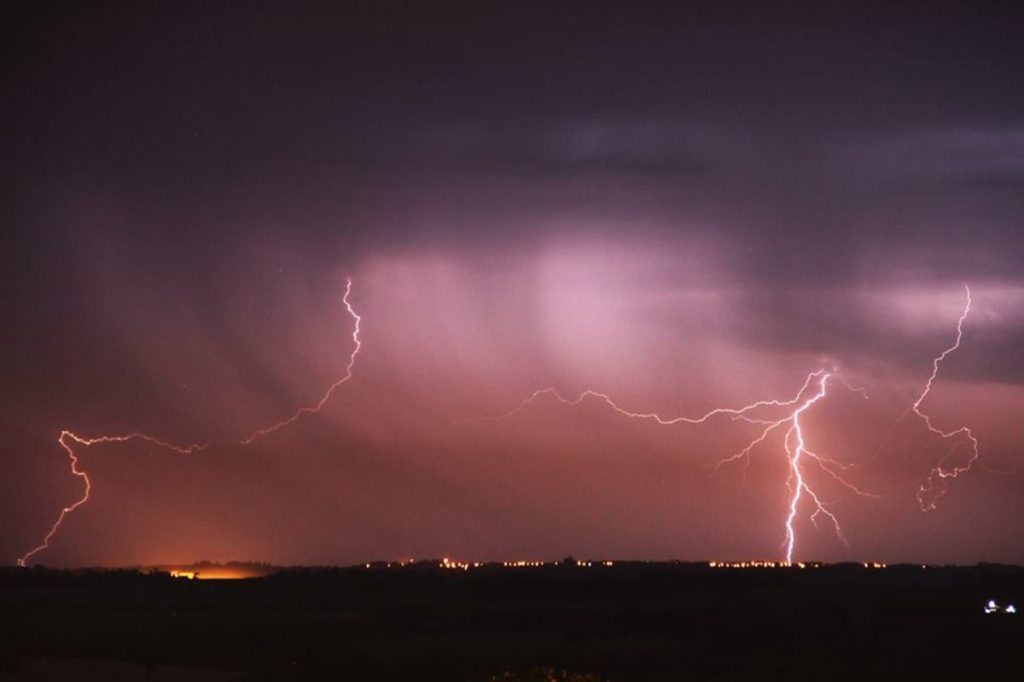Tempestade elétrica no Noroeste do Rio Grande do Sul