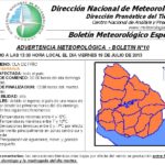 Tormenta de invierno con viento intenso, muy frio y chance de nieve