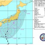 Tufão atinge hoje região da usina nuclear japonesa de Fukushima