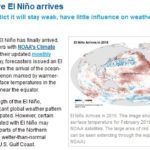 NOAA declara o retorno do fenômeno El Niño após meia década