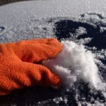 Frio congela até a bandeira do Brasil no Planalto Sul Catarinense