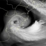 Ciclone extratropical sobre o Rio Grande do Sul formou um olho ?