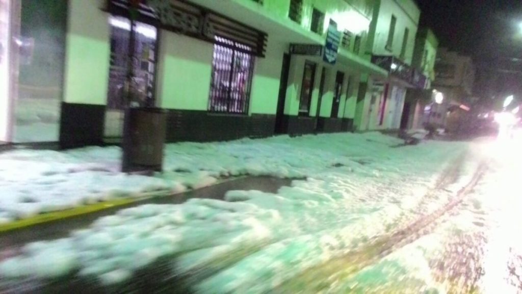 Granizo volta a atingir o Estado e risco prossegue hoje