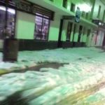 Granizo volta a atingir o Estado e risco prossegue hoje