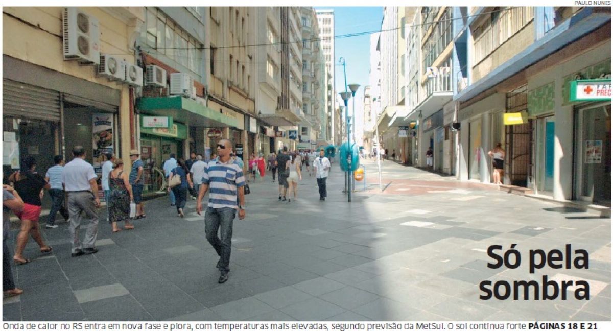 Porto Alegre registra temperatura oficial mais alta em 56 anos