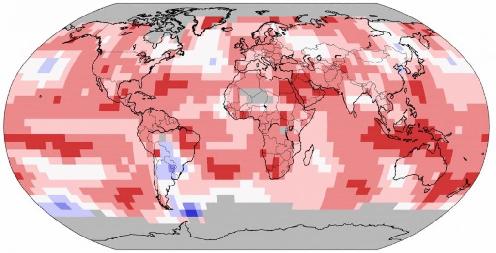 Fomos uma ilha de frio em junho em planeta cada vez mais quente