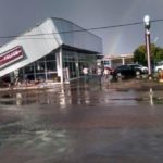 Vento faz estragos em Cruz Alta e Soledade tem nuvem funil