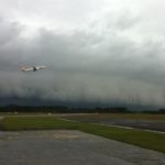 Nuvem de tormenta em Florianópolis