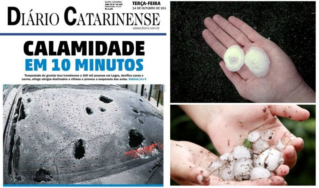 Excepcional massa de ar quente alimenta grave onda de tempo severo