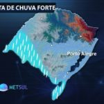 Primeiro episódio de chuva forte do inverno atingirá o Oeste
