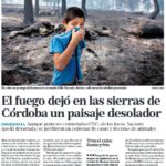 Diminui perigo do fogo na Argentina e Uruguai tem ameaça das águas