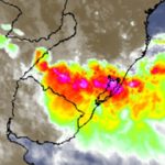 Segunda extremamente problemática de chuva intensa e tempestades