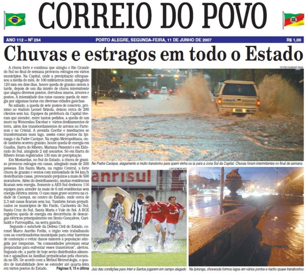 MetSul reforça alerta sobre chuva volumosa na Metade Norte