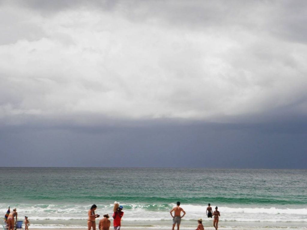 Ciclone provoca chuva forte no Rio Grande do Sul e Santa Catarina