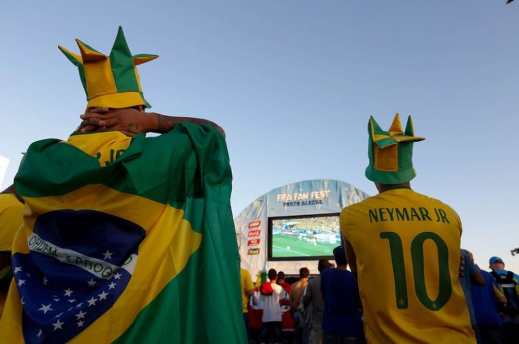 Calor marca a abertura da Copa do Mundo no Rio Grande do Sul