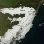 Imagem de satélite mostra nevoeiro que cobriu parte do Estado