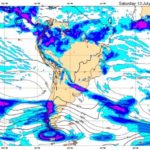 Chuva do Uruguai avança para o Estado e antecede massa de ar frio