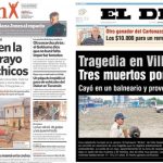 Raio provoca tragédia na Argentina e Uruguai registra granizo