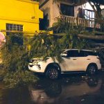 Temporal com chuva intensa e vento atingiu Cruz Alta