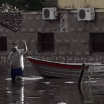 Grande enchente no Paraguai