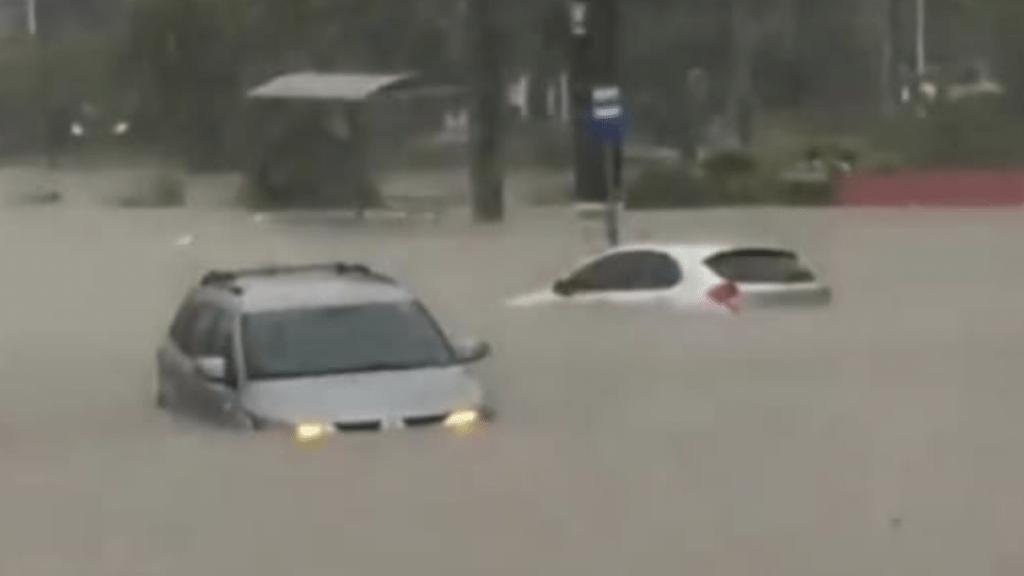 Morte e estragos pela chuva em cidades de Santa Catarina