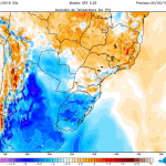 Outono começa com ingresso de uma massa de ar frio