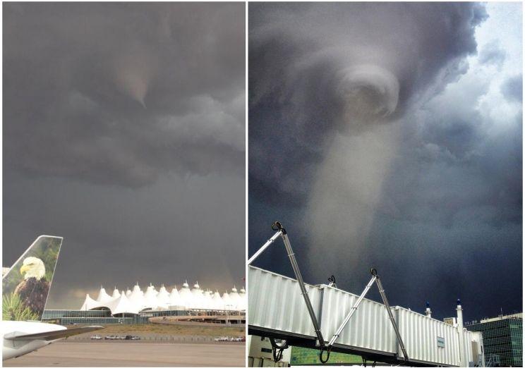 Tornado no Aeroporto Internacional de Denver