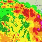 Temporais destrutivos avançam nesta noite pelo Uruguai