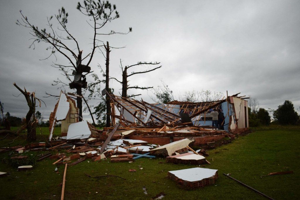 Violenta onda de tempestades atingiu a Metade Norte gaúcha