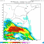 ***ALERTA*** Elevados volumes de chuva no Rio Grande do Sul