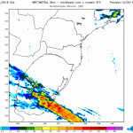Frente fria alcança o Sul gaúcho durante a manhã