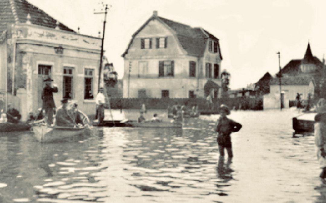 Grande enchente em Porto Alegre e nos vales há 100 anos