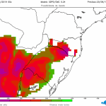 Confira os mapas de risco geada até o final da semana