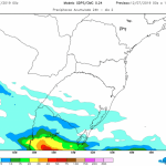 Depois da friaca, o retorno da chuva ao Rio Grande do Sul