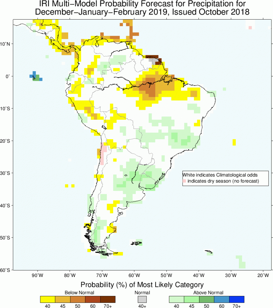 Os sinais mistos sobre a chuva no verão Os sinais mistos sobre a chuva no verão