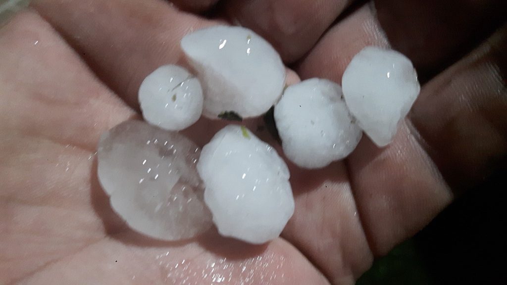 Frente fria pode trazer granizo também em SC, PR, SP e MS