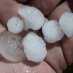 Frente fria pode trazer granizo também em SC, PR, SP e MS