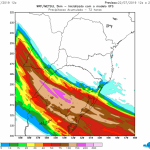 Veja as últimas projeções de chuva