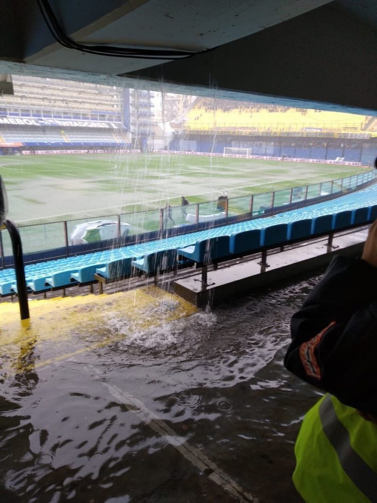 Granizo gigante e inundações na Argentina