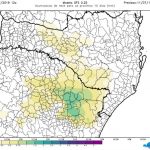 Veja a última projeção de acumulação de neve por municípios